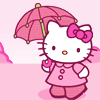 Китти Китти с зонтиком смайлы