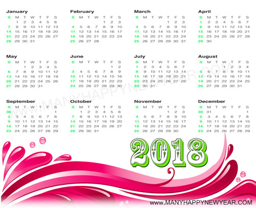 Новый год Новогодний календарь на 2018 г смайлы
