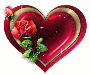 Валентинки Сердце и роза смайлы