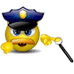 Профессии Полицейский милиционер смайлы