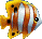Рыбы Бело-желтая рыба смайлы