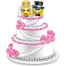 Свадьба Прекрасный свадебный торт смайлы
