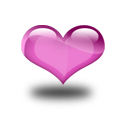 Сердца Розовое сердечко смайлы