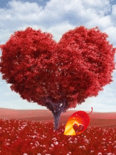 Сердца Сердечное дерево смайлы