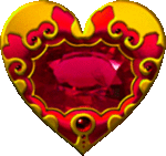 Сердца Сердечко с рубином смайлы