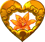 Сердца Сердлечко с цветком смайлы