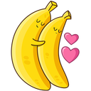 Телефон Бананы спят любя смайлы