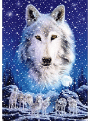 Животные Волк-главарь стаи смайлы