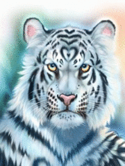 Животные Голубой тигр смайлы