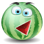 Зеленые Арбуз, watermelon смайлы