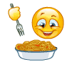 Еда Спагетти макароны смайлы