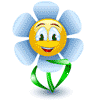 Лето Смайлик-цветок с букетом смайлы