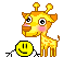 Любовь Жираф любит смайлы