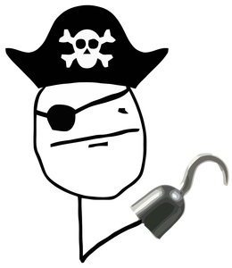 Некультурные Пират. Мем смайлы