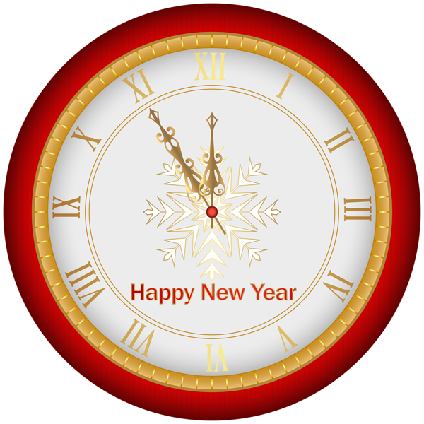 Новый год Happy new year Часы стрелки близки к 12. Для оформления п... смайлы