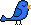 Птицы Голубая птица смайлы
