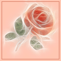 Валентинки Роза с сердечками смайлы
