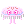 Рыбы Медуза розовая смайлы