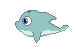 Рыбы Дельфин с голубыми глазами смайлы
