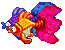 Рыбы Разноцветные рыбки смайлы