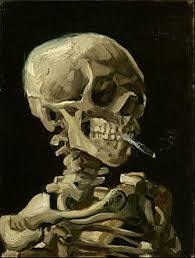 Скелет Курение - зло! смайлы