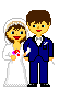Свадьба Жених и невеста смайлы