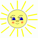 Солнце Солнышко улыбается  показывает язык смайлы