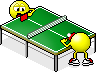 Спорт Пин-понг, настольный тенис смайлы