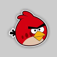 Телефон Красная птица Angry Birds смайлы