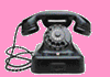 Телефон Телефон на розовом фоне смайлы
